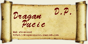 Dragan Pučić vizit kartica